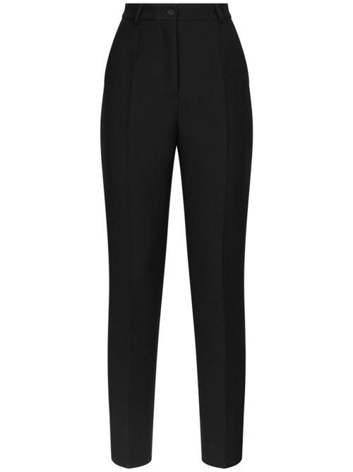 Black virgin wool pants Dolce & Gabbana | FTAM0TFU21EN0000